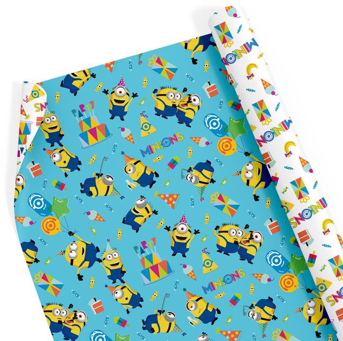 Gambar WRAPPING PAPER - KERTAS KADO - MINIONS - UMN020 dari Something Sweet Cards Kota Administrasi Jakarta Utara Tokopedia