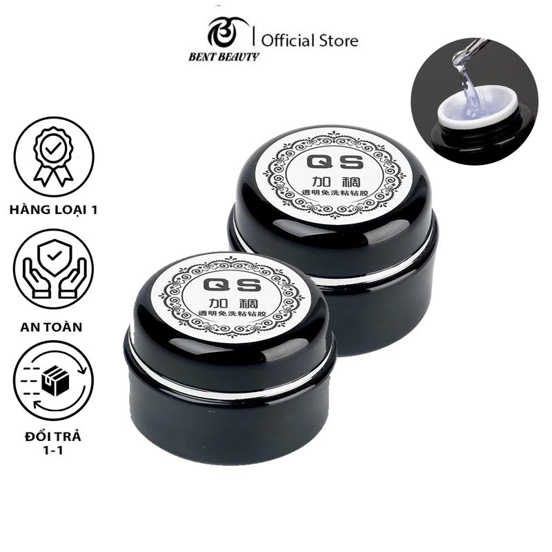 Gel QS vẽ nổi chính hãng 20ml - Gel đa năng đặc vẽ hoa thủy tinh, vẽ chà tráng gương, tạo hình nail