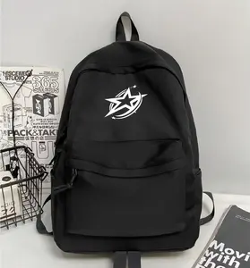 Tas Ransel Distro Wanra Hitam Pria/Wanita Model Terbaru Fashion Cocok Untuk Remaja Sekolah SD/SMP/SMA/Maupun Kuliah BackPack 2025 Leptop laptop kece
