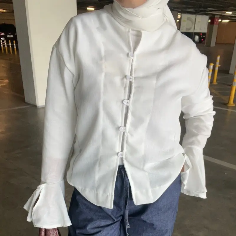 Aruna - Silmi Top Linen / Linen Shirt / Linen Top 5