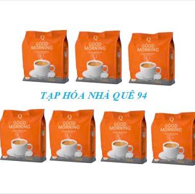 ( Hot sale ) Combo 7 bịch cà phê sữa trần quang Goodmorning; mỗi bịch có 24 ống nhỏ 20gram coffee cà phê cà phê coffee Coffee coffee cà phê cà phê cà phê