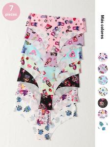 5 piezas de panty de cintura baja para mujer, cómodas y suaves, transpirables y sin costuras para uso diario, ropa interior para todas las estaciones,lenceria