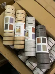 Wallpanel Sticker 3D Motif Kayu Garis – Elegan, Tebal, Anti Air & Anti Gores Ukuran 300cm x 40cm