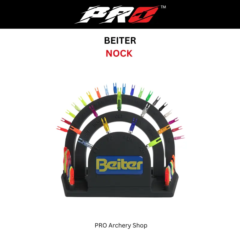 BEITER IN OUT NOCK ASYMMETRIC X10 - NOCK RECURVE PANAHAN - NOK BEITER ANAK PANAH BUSUR - ARROW X10 2
