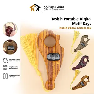 (KK) TERBARU Tasbih Digital Mini Motif Kayu / Muslim Tasbih Digital