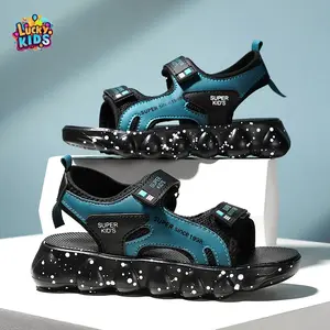 Lucky Kids - Y20 sandal anak laki-laki sandal gunung Lindungi kesehatan jari kaki anak-anak menjual seperti kue panas Barang tempat olahraga Anti-selip Mode sol bantalan udara Sandal velcro Sandal Tayo Fashion