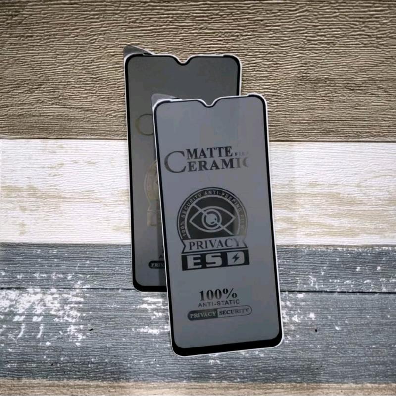 anti gores Privacy Ceramic SPY OPP A16 / A15 / A15s / A35 / A17 / A17K / A18 / A38 / A55s / A53s 5G / A5 2020 / A9 2020 / A31 / A8 / A16K / A16E / A16S / A16e / A58 5G / A78 5G / A57 / A77 TG Tempered Glass Privacy Anti Spy anti Kepo Anti intip 3