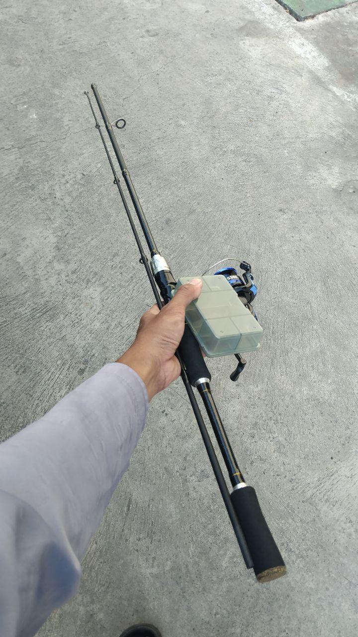 Paket Pancing Upgrade Joran Carbon Reel Alumunium Graphite Siap Pakai Free Box Accesoris Free Packing Pipaq