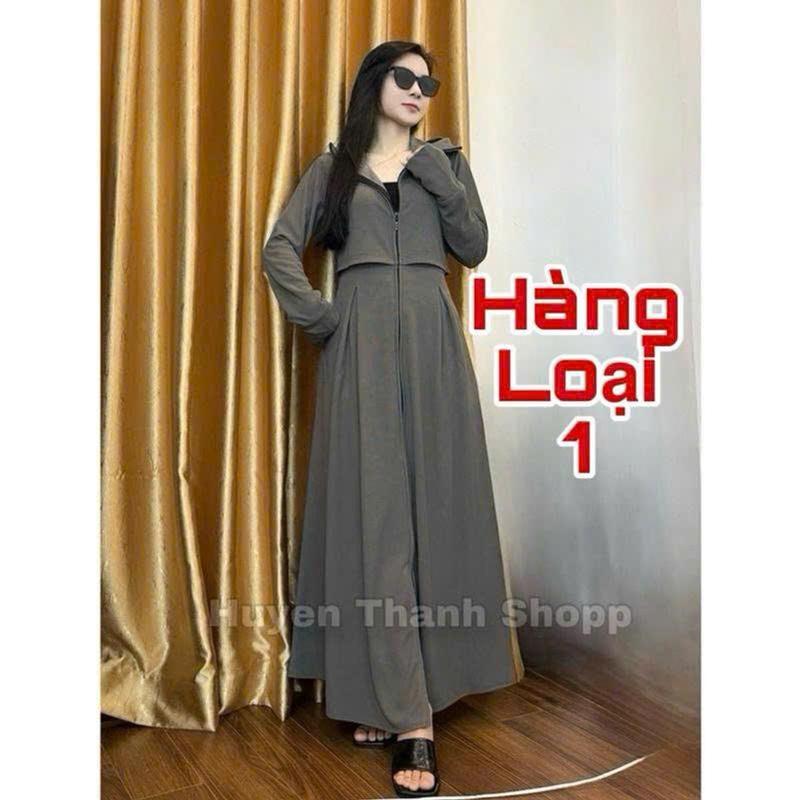 ÁO  2 LỚP) Áo chống nắng toàn thân 2 lớp dày dặn  .Áo chống nắng  nữ 2 lớp chống tia UV TopSport , HÀNG LOẠI 1 2