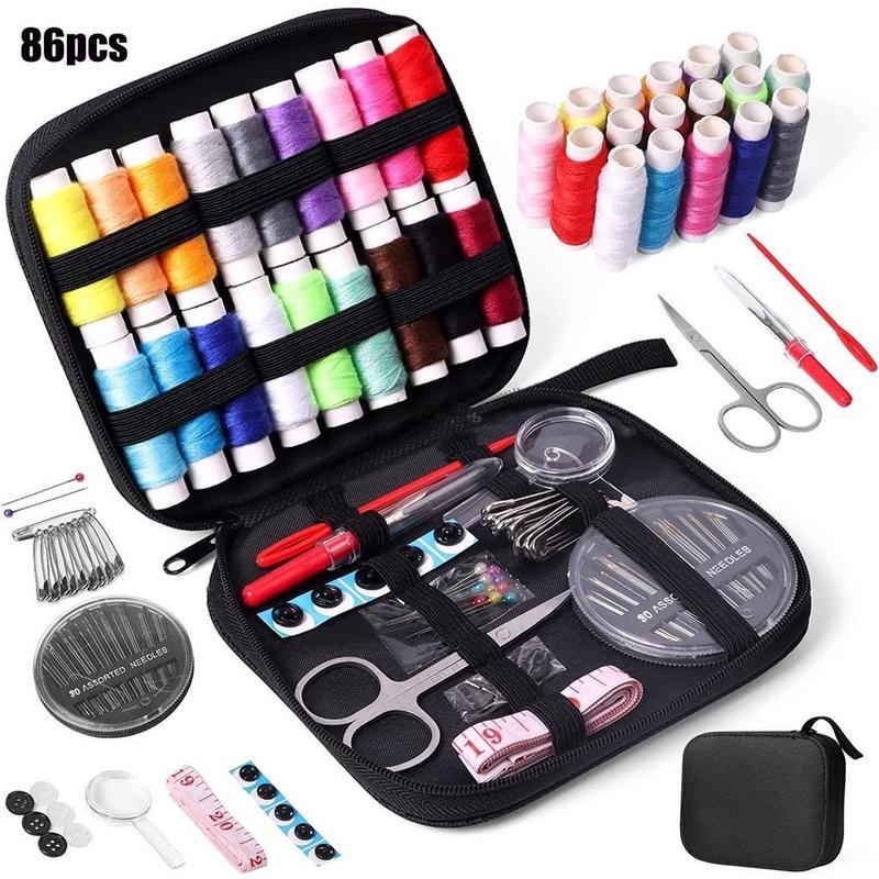 Set Alat Jahit 97Pcs Jumbo Set Sewing Kits Set Alat Jahit With Pouch Aksesoris Jahit Sewing Accessories Set Kotak Jarum dan Benang Set Alat Jahit Rumah Alat Jahit Bepergian Jarum dan Benang 9