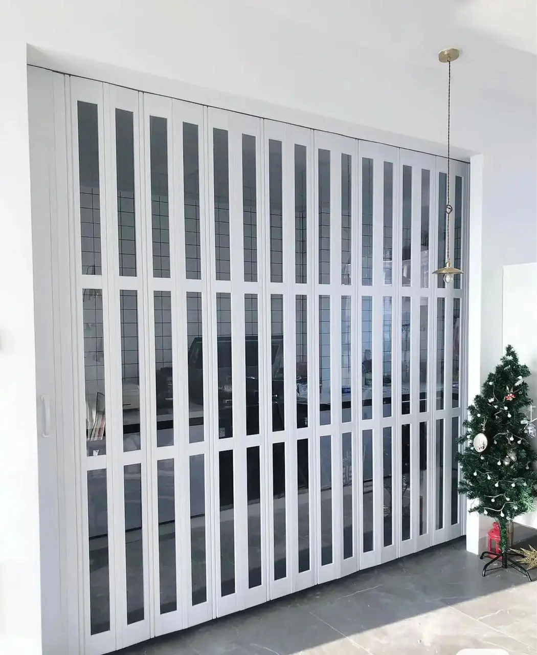 FLASH SALE PINTU GESER PVC KACA  TRANSPARANT / PVC FLOODING DOOR / PINTU PENYEKAT RUANGAN  MINIMALIS