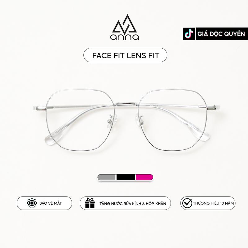 Gọng kính mắt thời trang ANNA LH6282 titan cao cấp