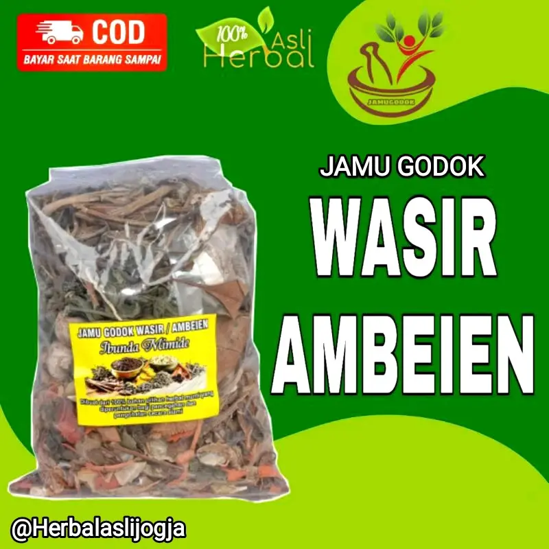 Obat Wasir Obat Ambeien Stadium 1-4 Susah BAB berdarah Herbal Ampuh Asli JSR + Obat Wasir Stadium 4 + Jamu Godok Wasir / Ambeien