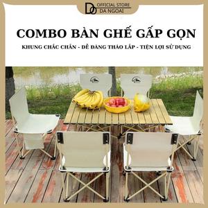 [COMBO] bàn ghế camping gấp gọn Tmountain, Nhỏ Gọn Tiện Lợi, Dễ Dàng Khi Mang Đi Du Lịch Với Hợp Kim Chống Han Gỉ Chịu Tải Lớn Đến Từ Thương Hiệu TMOUNTAIN