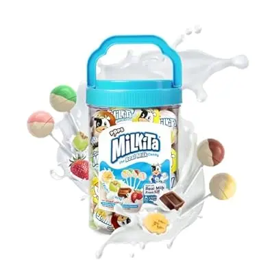 TERMURAH! Permen Milkita Lolipop - Jajanan Jaman Dulu (Candy Snack) 4