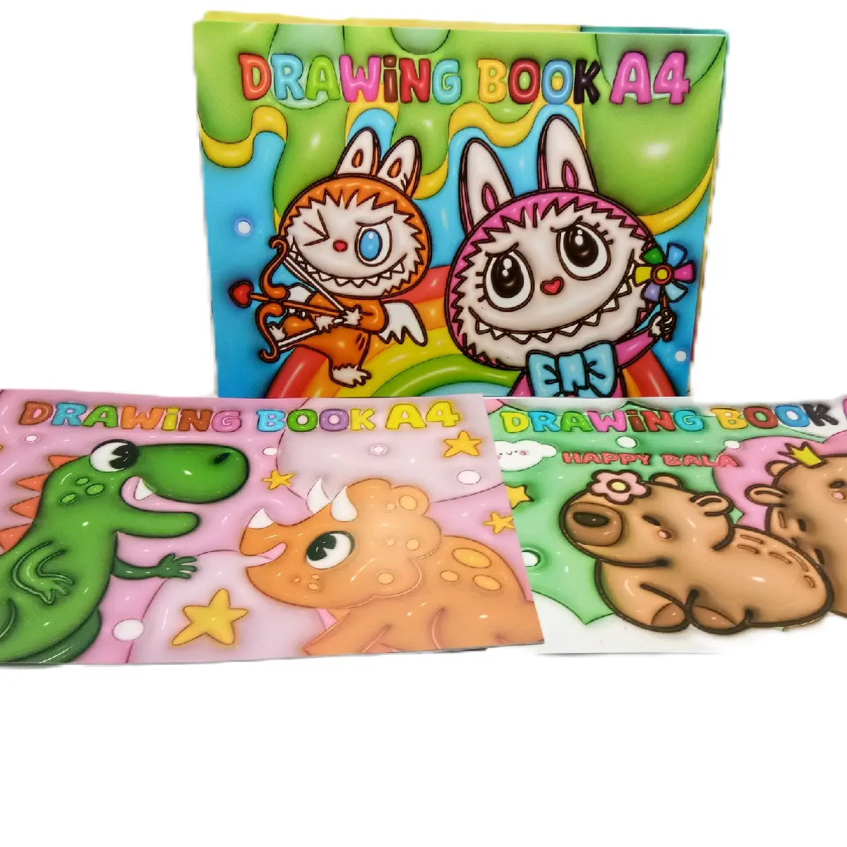 Buku gambar a4 karakter  3d labubu