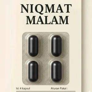 Capsules Niqmat Malam Black Ori isi 4