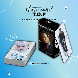 PHOTOCARD SET T.O.P BIGBANG PREMIUM 25 SHEET FREE BOX