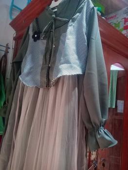 Product Review of Ayucitra gamis bianca fashion muslim dress wanita kekinian terbaru  panjang remaja kondangan mewah gaun from k**♒ 0