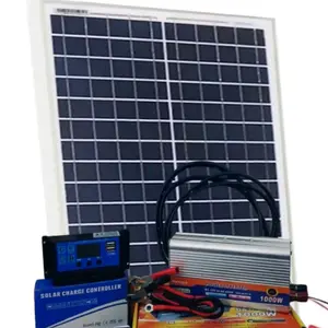 panel Surya set lengkap 30 WP Solusi Hemat Listrik