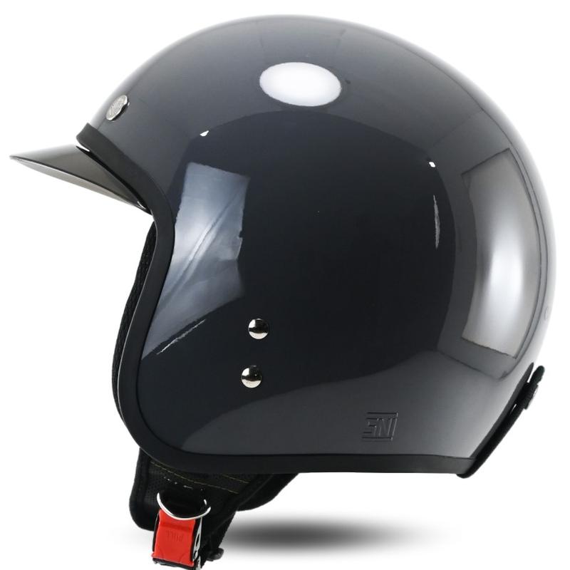 Helm Bogo Retro MJM Capelo Solid Kekinian Inner Visor SNI (BISA COD) 1