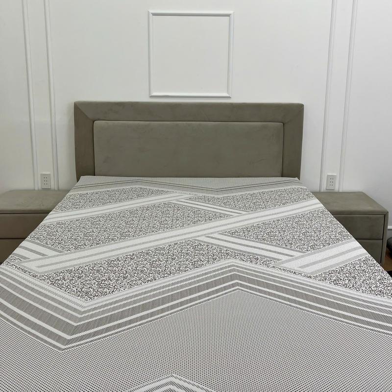 Áo Bọc Nệm 2 mặt Có Khóa Kéo Vải Gấm Thun Cao Cấp Nhập Khẩu