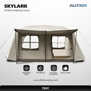 ALLTREK Tenda Camping Luxury SKYLARK Double Layer 2 Rooms 1 Hall