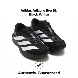 Adidas Adizero Evo SL Black White ( UNISEX )