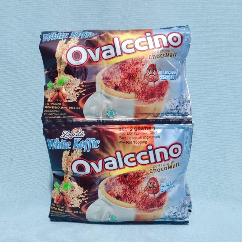 Luwak White Koffie Ovalccino (1 Renteng isi 15 Pcs) 0