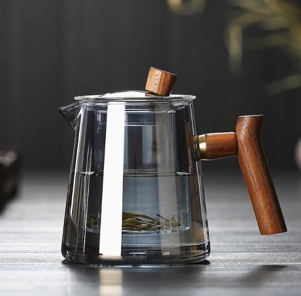  YinHe-Ấm Trà Thủy Tinh Bộ Dụng Cụ Pha Trà Bộ Đồ Gia Dụng Để Pha Trà Kung Fu Dày Và Chịu Nhiệt Có Tách Trà 