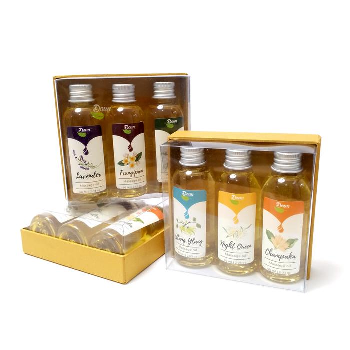 Gambar Massage Oil Home SPA Isi 3 Aroma | Aromatherapy dari Daun The Gift Shop Kab. Badung Tokopedia