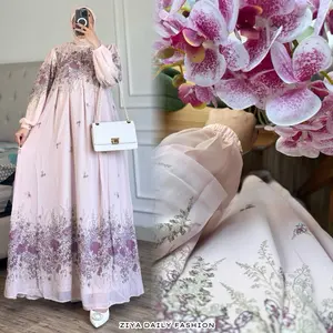 ZALINA DRESS ( #2 ) By ZIYA ~ Gamis Ceruty Babydoll Premium