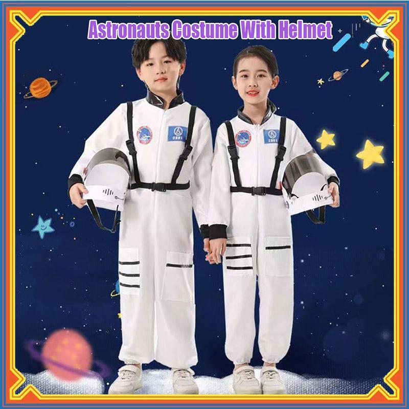 【Local Ship】Astronaut Cosplay Costume For Kids Boys Girl Astronaut ...