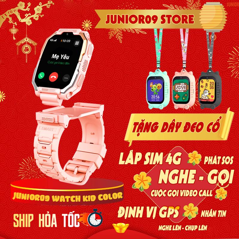 Đồng hồ thông minh Trẻ em JUNIOR09 WATCH KID COLOR | Lắp sim 4G Nghe gọi, Định v