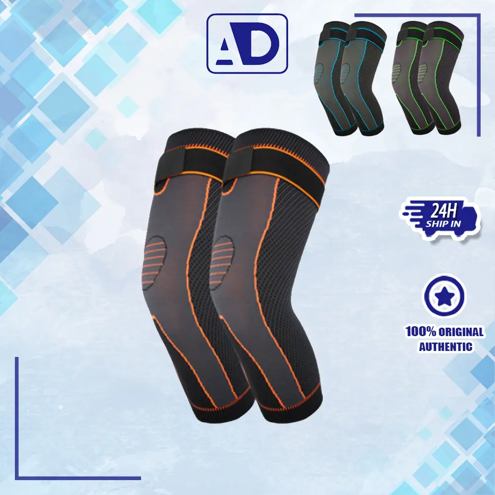 Aolikes Premium Knee Brace / Pelindung Lutut Olahraga / Sports Leg Sleeves / Kneepad / Pria Wanita - Original Impor