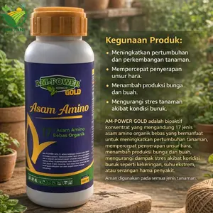 AM-POWER GOLD Asam Amino 17 L-Amino Biostimulan Tanaman 500ml