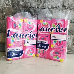 pembalut laurier NON WING isi 8 & laurier WING isi 5 daya serap tinggi