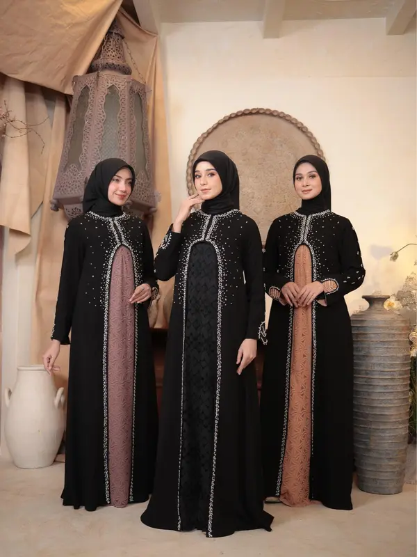 Abaya Faheera oleh Nadeea.id_ Brokat Elegan Mewah untuk Wanita Muslim 5