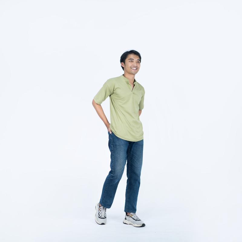 Kenidwear - Tshirt Basic V For Men 2