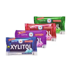 Xylitol Lotte Mini 11.6 g Sugar Free Chewing Gum - Permen Karet