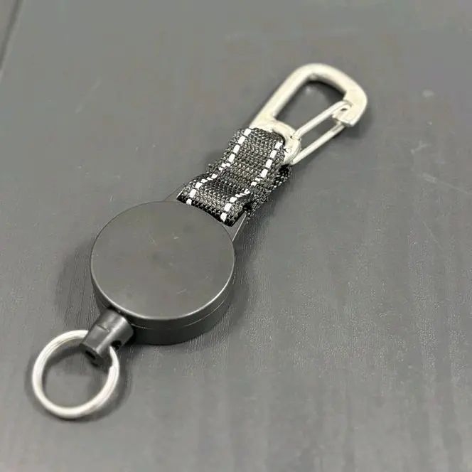 Divers Retractable Locking Lanyard Diving Stainless Steel Wire Telescopic Rope