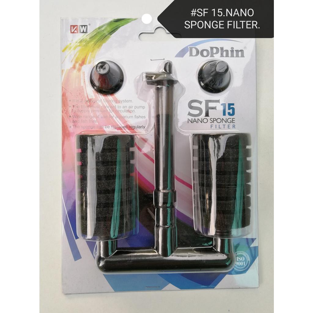 Dophin SF15 Nano Sponge Filter Aquarium Fish Akuarium Ikan