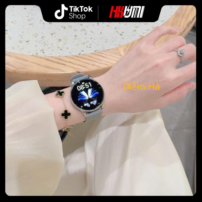 【HKUMI × Diem Ha Đồng Hồ Thông Minh Y11 Size smart watch Màn hình 1.32Amoled,HKumi smart watch Y11,không thấm nước,Bluetooth smartwatch Y11,đồng hồ smart watch Y11,ultra s8,đồng hồ nữ watch giá rẻ,cuộc gọi sim s9 chính hãng YOSEOL s16,s9 ultra max