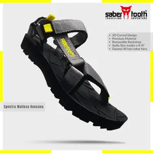 SABERTOOTH Spectra Wallexa Kencana – Sandal Gunung Outdoor Unisex Anti Slip Waterproof Ringan & Kuat untuk Travelling Hiking Camping Adventure