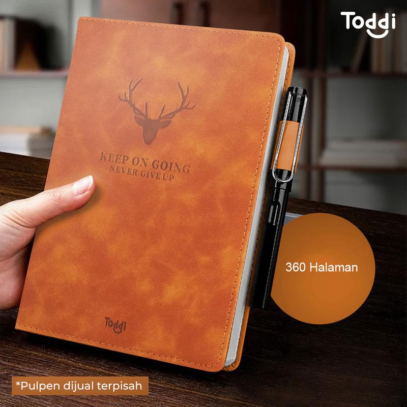 Buku Catatan Harian Cowok Cewek Buku Jurnal Hardcover 360 Halaman dengan tempat pulpen Magnetic non magnetic buckle A5 Paper Stationery 2