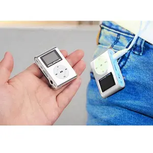 V(63㊛) ipod Pod MP3 Player TF Card dengan Klip & LCD oem Silver i2048 viral