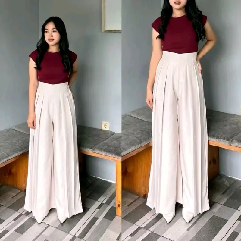 BUY 1 GET 1 LAVIE PANTS CULOTE PALAZZO HIGHWAIST CELANA PANJANG WANITA