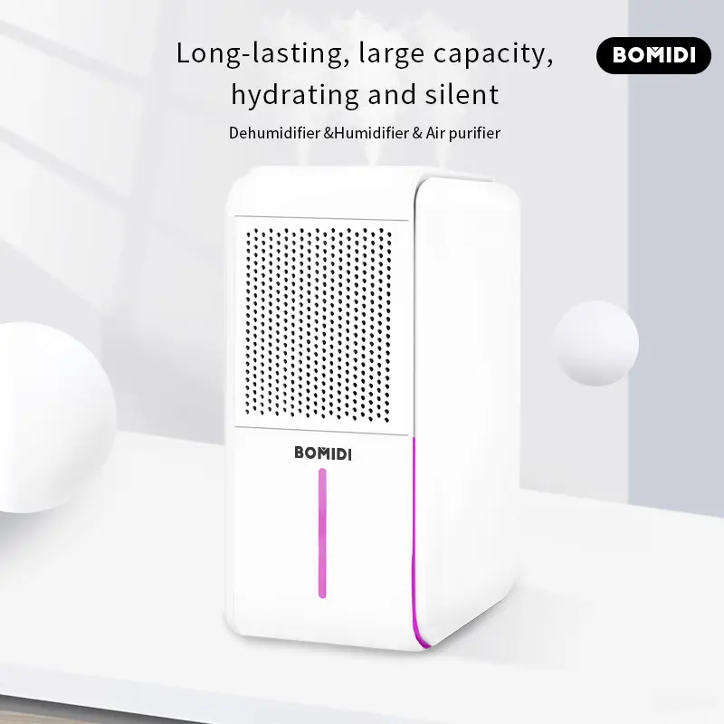 BOMIDI UH02 3in1 Mesin Kelembaban Udara Cerdas Air Humidifier & Air Purifier & Dehumidifier 1L Kapasitas 1