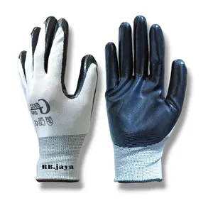 promo 3 & 6 pasang sarung tangan Kerja Safety karet leater waterproof anti potong