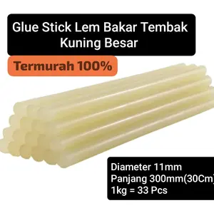 Lem Tembak Bakar Glue Stick Kuning Besar Termurah